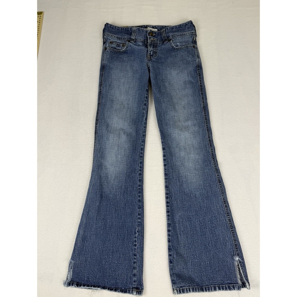 Vintage Y2K Abercrombie & Fitch Jeans Baggy Wide Leg Distressed Jeans Women's 12
